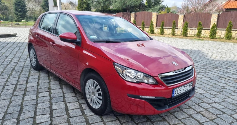 Peugeot 308 cena 31900 przebieg: 112223, rok produkcji 2014 z Oświęcim małe 106